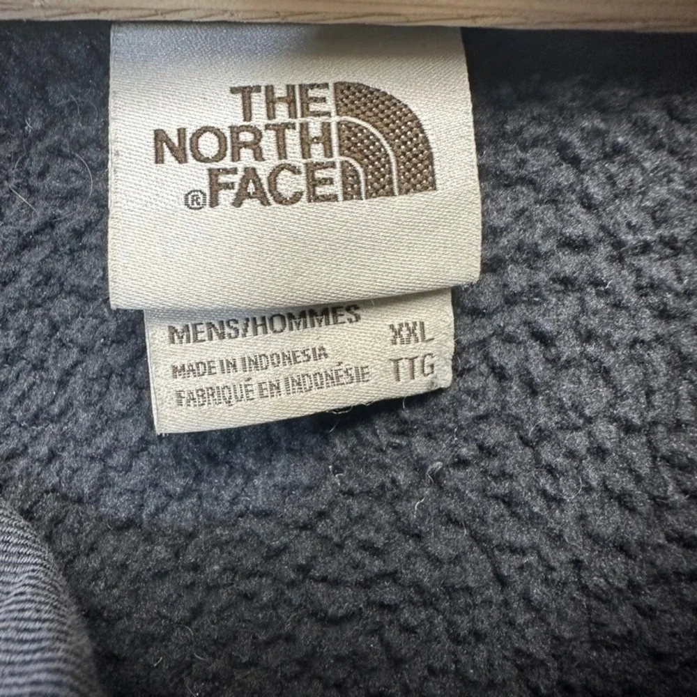 The North Face Mens XXL Gray Sherpa Lined Insulated Flannel Shirt Jacket Coat
